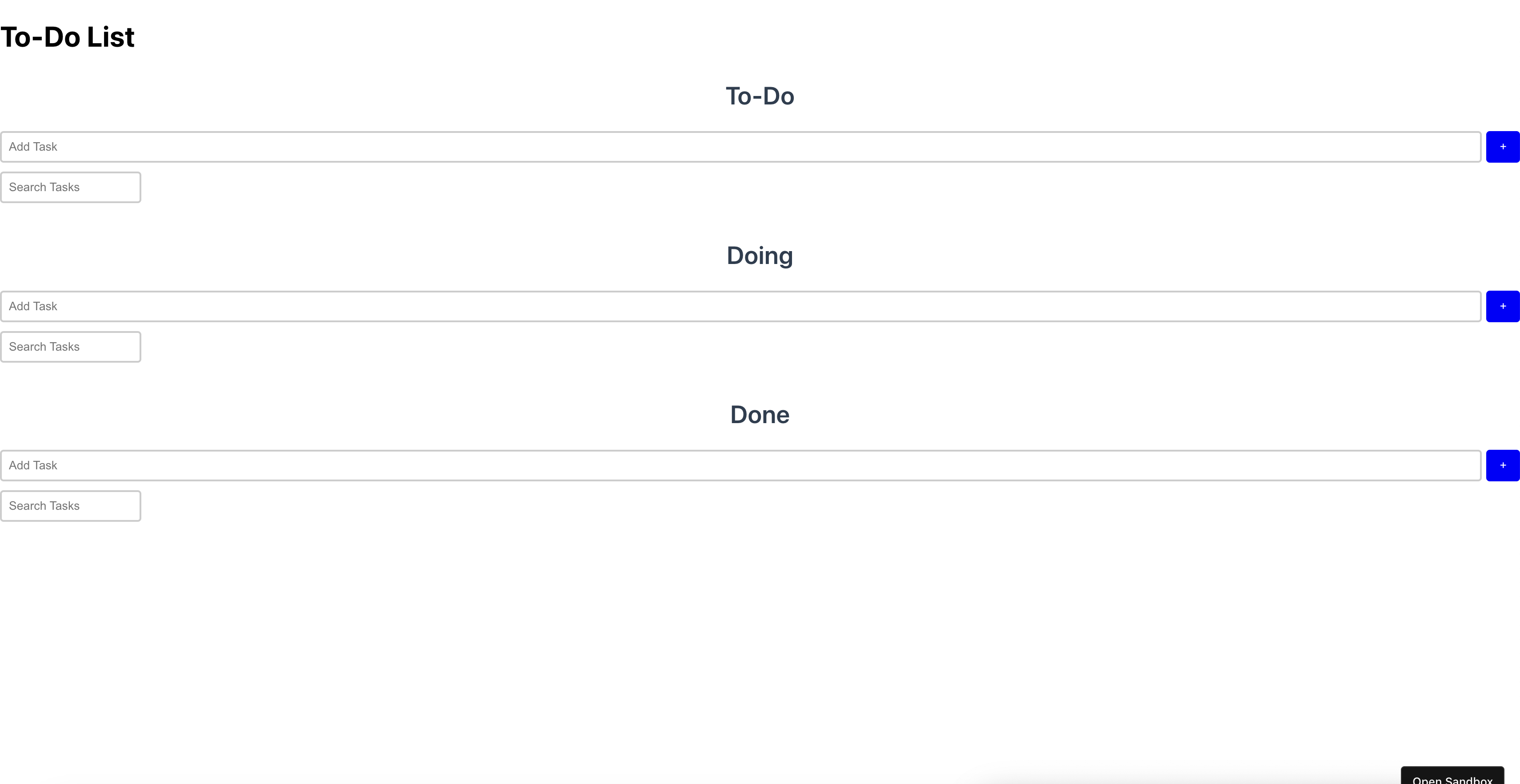 React To-Do List
